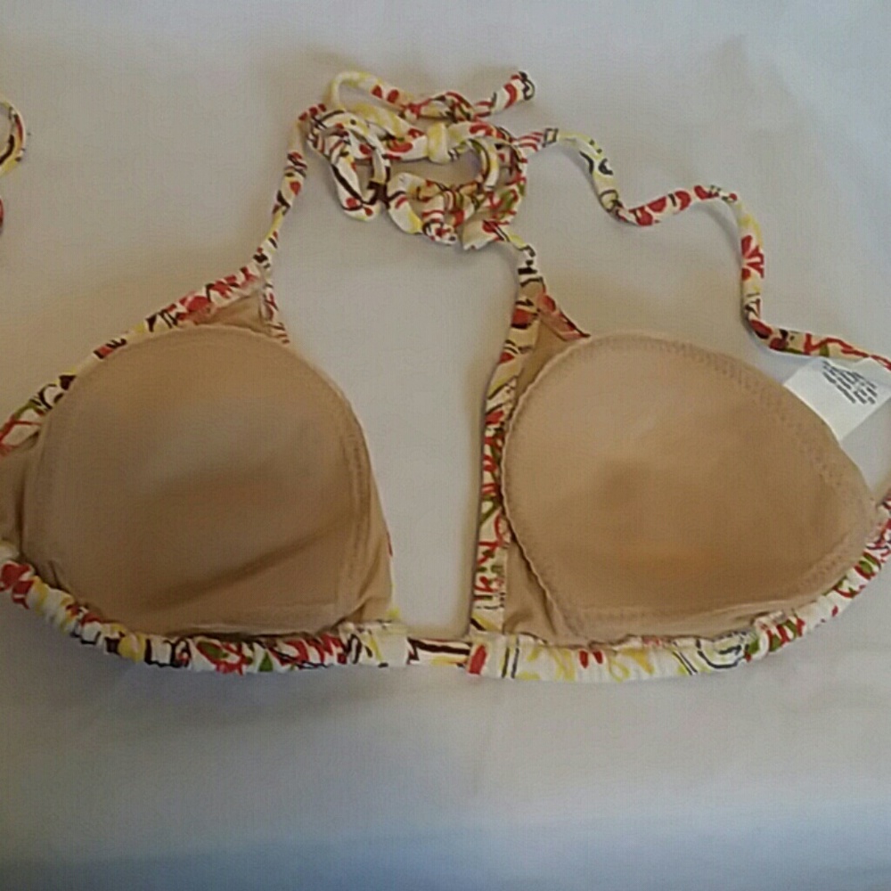 J Crew Mixed Print Patchwork String Bikini Top - image 8